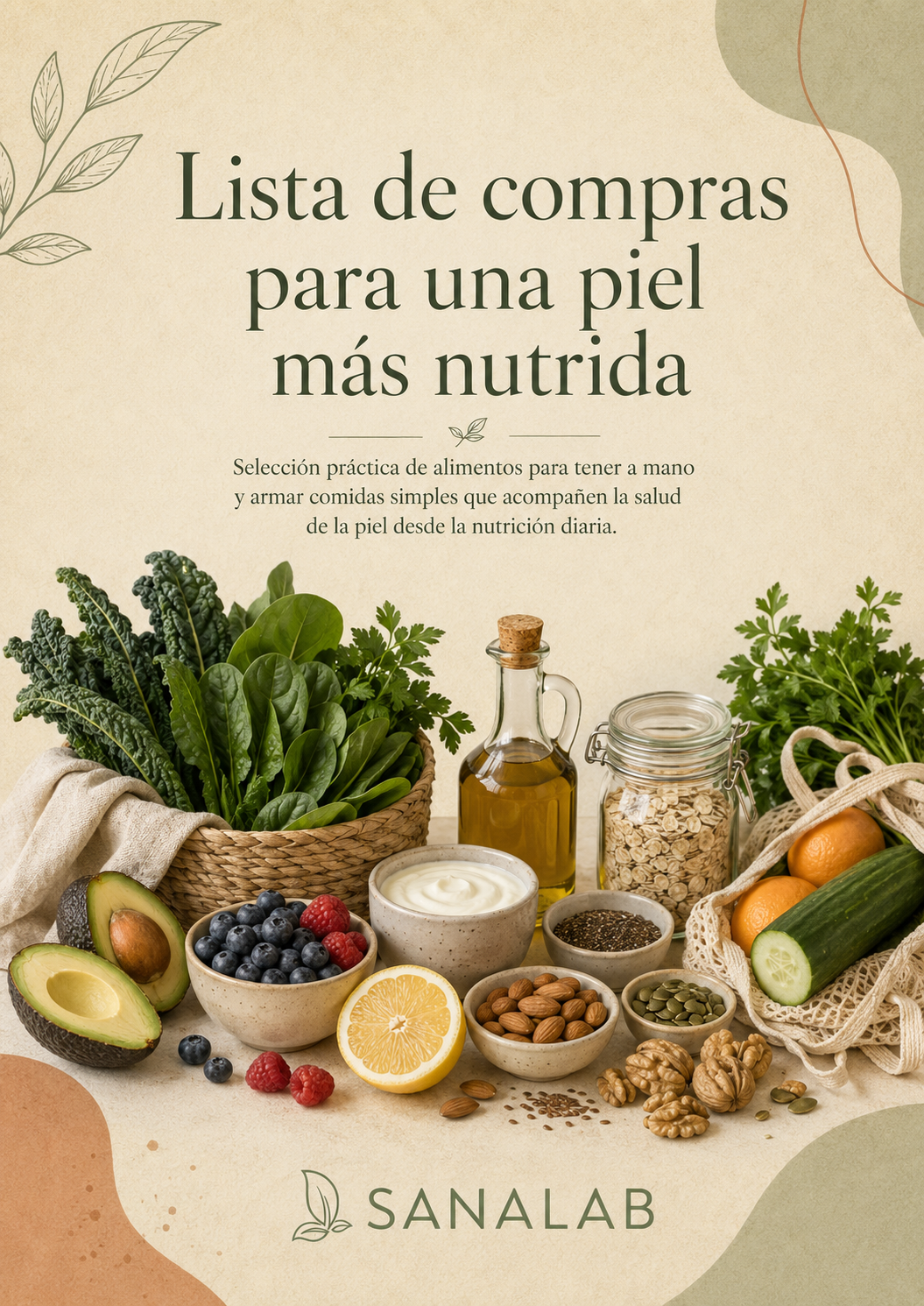 Portada de Lista de compras para una piel más nutrida